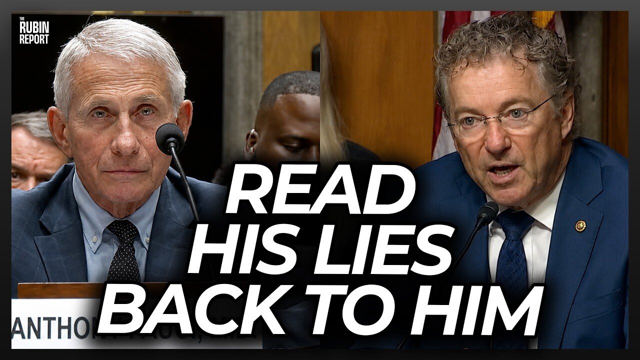BREAKING: Listen to Room Go Quiet as Rand Paul Reads Fauci’s Lies Back to His Face thumbnail