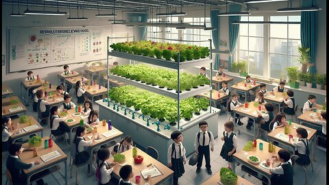 Revolutionizing School Lunches: Hydroponic Farming in Classrooms