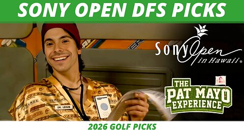 Sony Open 2026 DraftKings Picks & Underdog Drafts | Fantasy Golf Breakdown & Sleepers