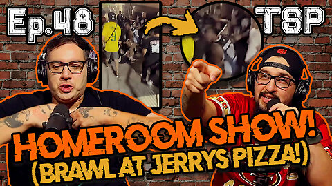 All Out Brawl at Legendary Jerry's Pizza! (Homeroom Show!) | Episode 48 | Thee Stool Podcast