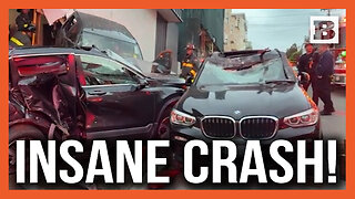 Two Taken to the Hospital After High-Speed Truck Crash into Building