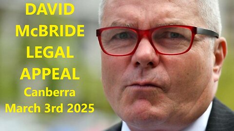 SONG FOR DAVID McBRIDE re-release for David's appeal in March (Kevin Bruce)