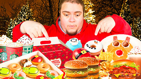 I Tried EVERY Holiday Fast Food Menu Items!