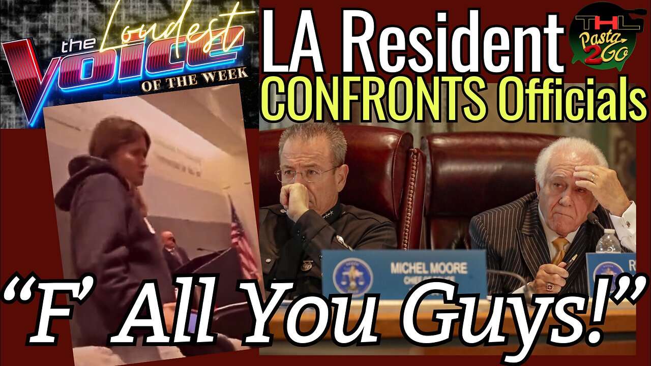 The LOUDEST Voice of the Week | Citizen EXPOSES LA Police Corruption Right to their FACES, and on Public Record!