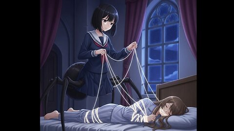 Monster Girl Academy: Wrapped in Web by Arachne [tied up] [gagged] [handgag]