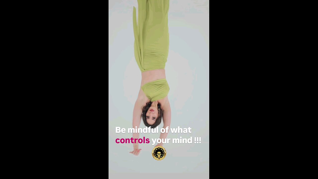 Be mindful of what controls your mind!!!