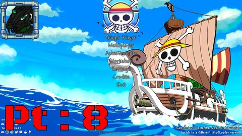 Terraria One Piece Adv Pt 8 {Unintended moon boss fight, with song! Also, THAT's THE dragon form?!}