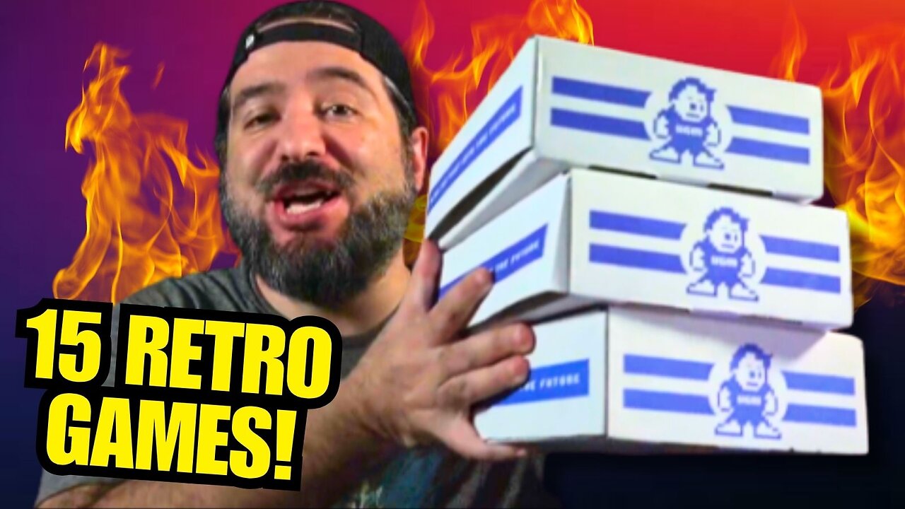 15 Retro Games Unboxed From Video Games Monthly!