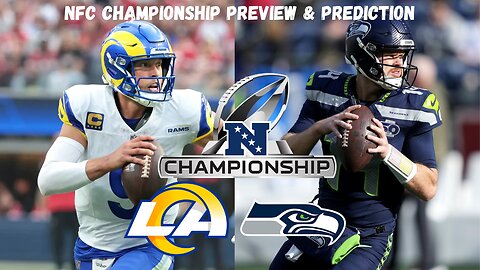 Rams-Seahawks: NFC Championship Game Preview & Prediction #nfl #nfcchampionship #rams #seahawks