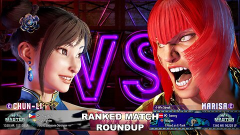 Kuya Kalbo SF6 Ranked Roundup. Chun Li Master Rank [Hori Fight Stick]