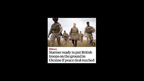 starmer sending white men to go die in ukraine