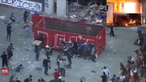 Los Angeles ICE-RIOTERS CHASED OFF FIRE DEPARTMENT from Their DUMPSTER FIRE! 1.31.26