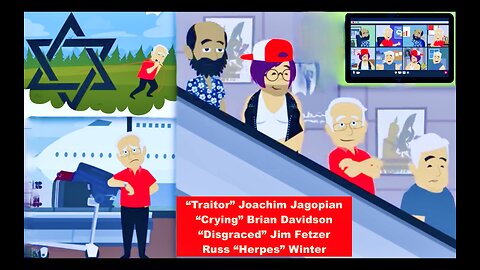 Disgraced Jim Fetzer Crying Brian Davidson Joachim Hagopian Herpe Russ Winter Running Joke Punchline