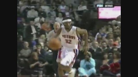 Rip Hamilton 19 Points 7 Ast Vs. Grizzlies, 2005-06.