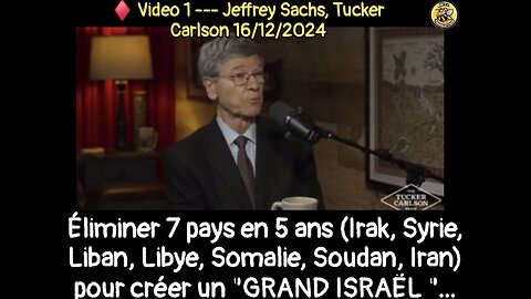 POUR UN GRAND ISRAËL - JEFFREY SACHS 7 PAYS EN 5 ANS