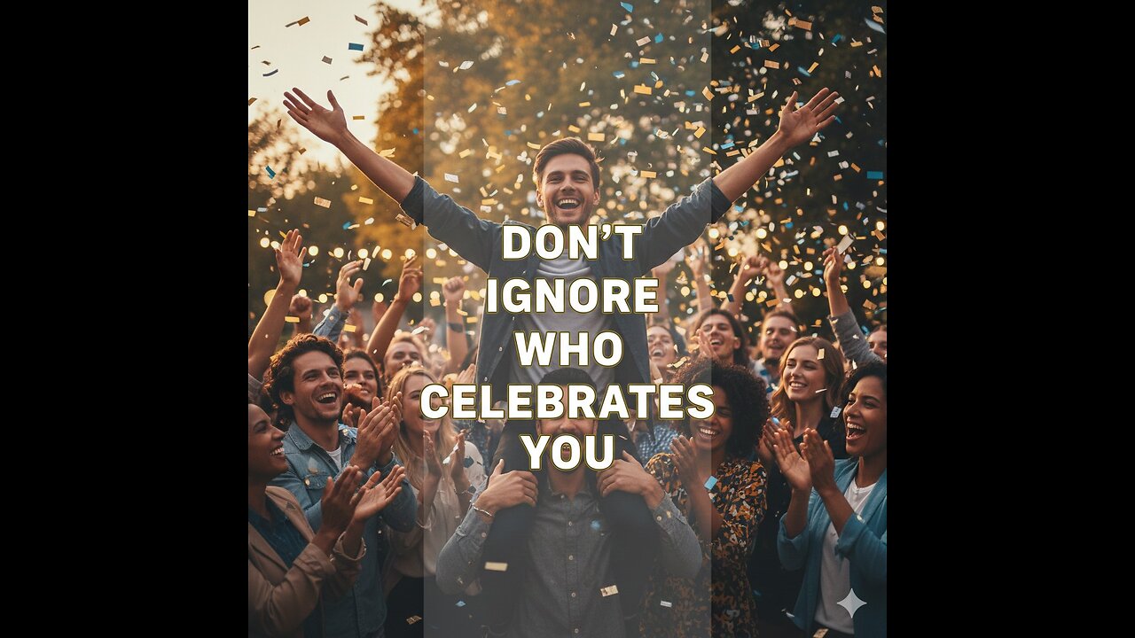 🔥 Don’t Ignore the People Who Celebrate You