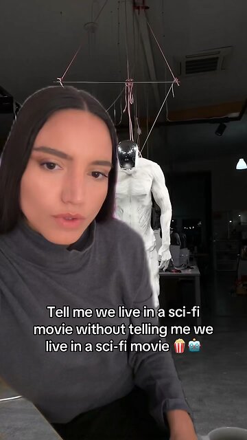 Tell me we live in a sci-fi movie without telling me we live in a sci-fi movie 🍿🤖