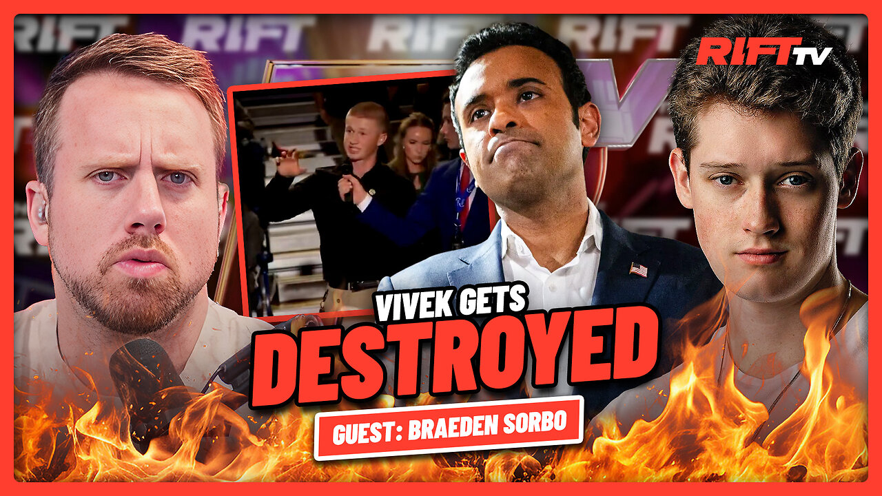 Vivek OBLITERATED at TPUSA Event.. Right Wing Shift IMMINENT? | The Rift | Guest: Braeden Sorbo