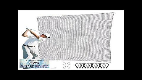 VEVOR 10x15ft Golf Practice Net Indoor Hitting Net for Baseball Hockey Soccer Review