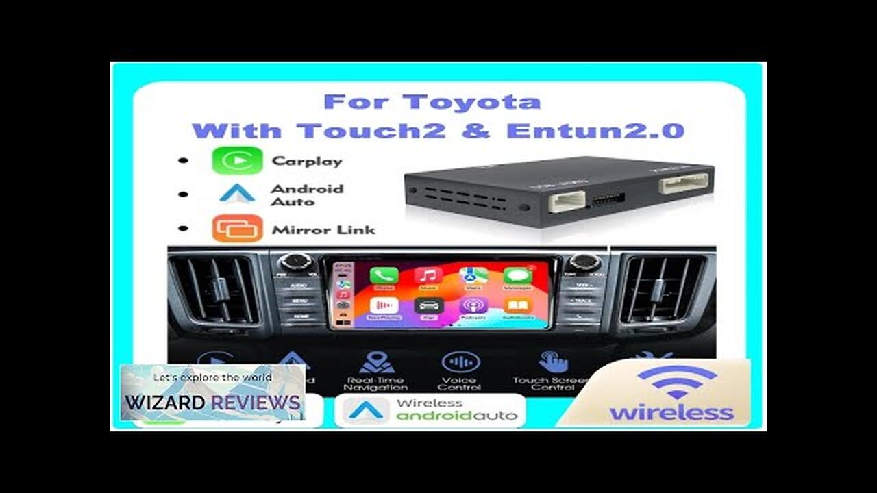 OEM Screen Upgrade Decoder multimedia Retrofit Kit for Toyota Touch2/Entune2.0 System Review