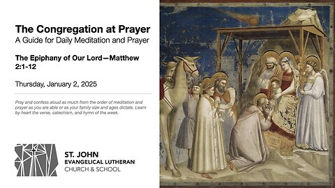 The Epiphany of Our Lord—Matthew 2:1-12