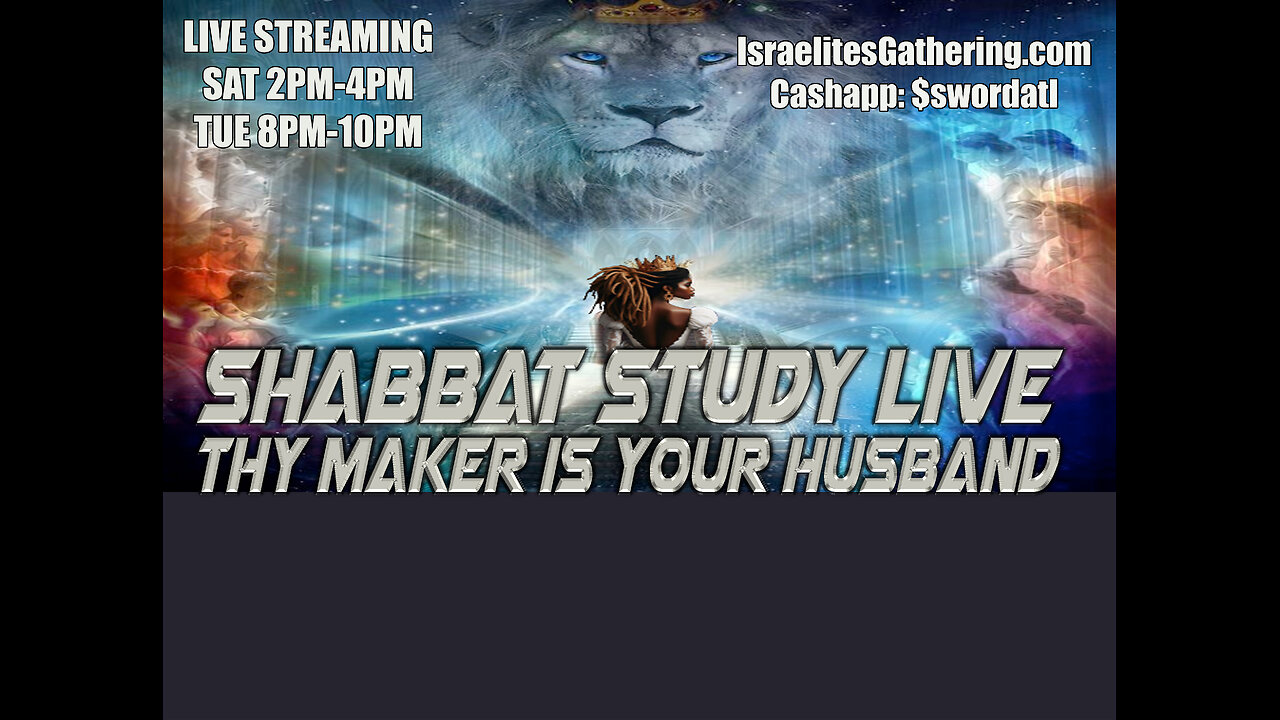 Your Maker is Your Husband - Israelites Gathering Shabbat Study Live