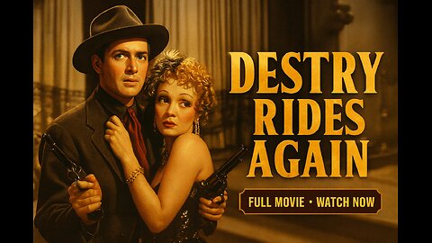 Destry Rides Again (1939) – James Stewart & Marlene Dietrich | Classic western Full Movie