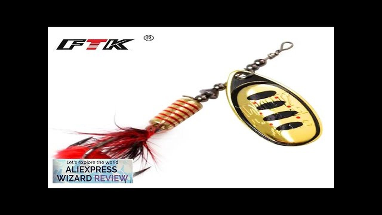 FTK 1pc Spinner Bait 7.5g 12g 17.5g Hard Spoon Bass Lures Metal Review