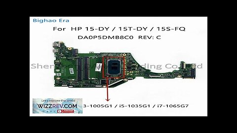 DA0P5DMB8C0 For HP TPN-Q222 15-DY 15S-FQ Laptop Motherboard With i7 i3-1005G1 i5-1035G1 Review