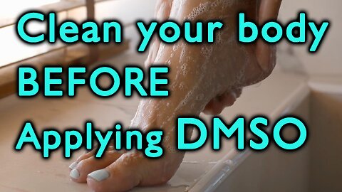 Clean your BODY before applying DMSO