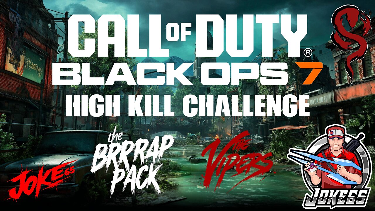 [Part 1] Call of Duty: Black Ops 7 | BRRRAP PACK X THE VIPERS | Highest Kill Count Challenge!