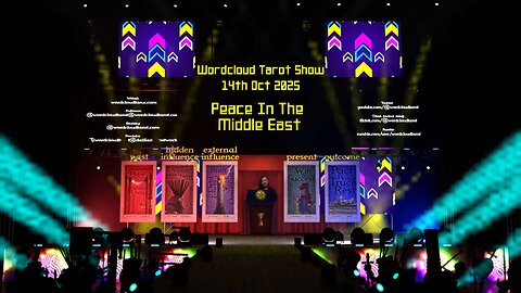 Peace In The Middle East - The Word Cloud Tarot Show - 14 Oct 2025