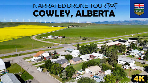 🌄 Cowley, Alberta 🌬️ 4K Drone
