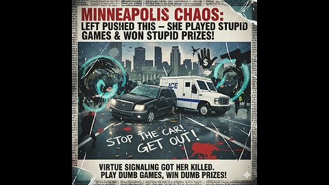 Minneapolis Chaos: Left Pushed This – She Played Stupid Games & Won Stupid Prizes!