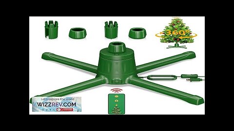 Rotating Christmas Tree Stand for Artificial Trees 360-Degree Adjustable Tree Stand Base Review