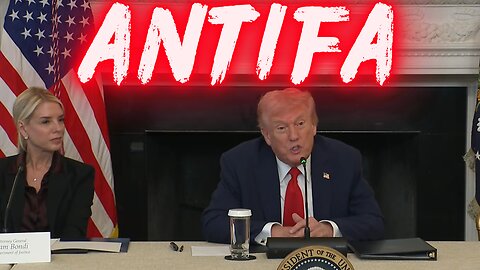 ANTIFA ROUNDTABLE 🔥 Pam Bondi & Nick Sortor GO OFF Inside the White House | Trump Responds