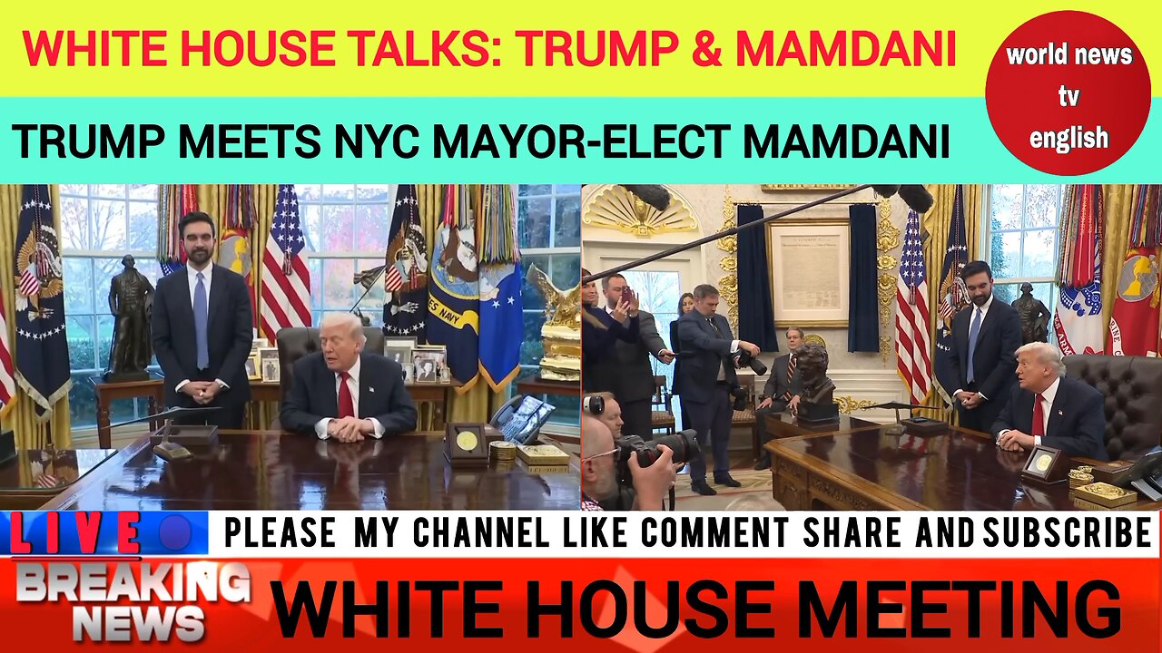 White House Hosts Meeting Between Trump and Mamdani