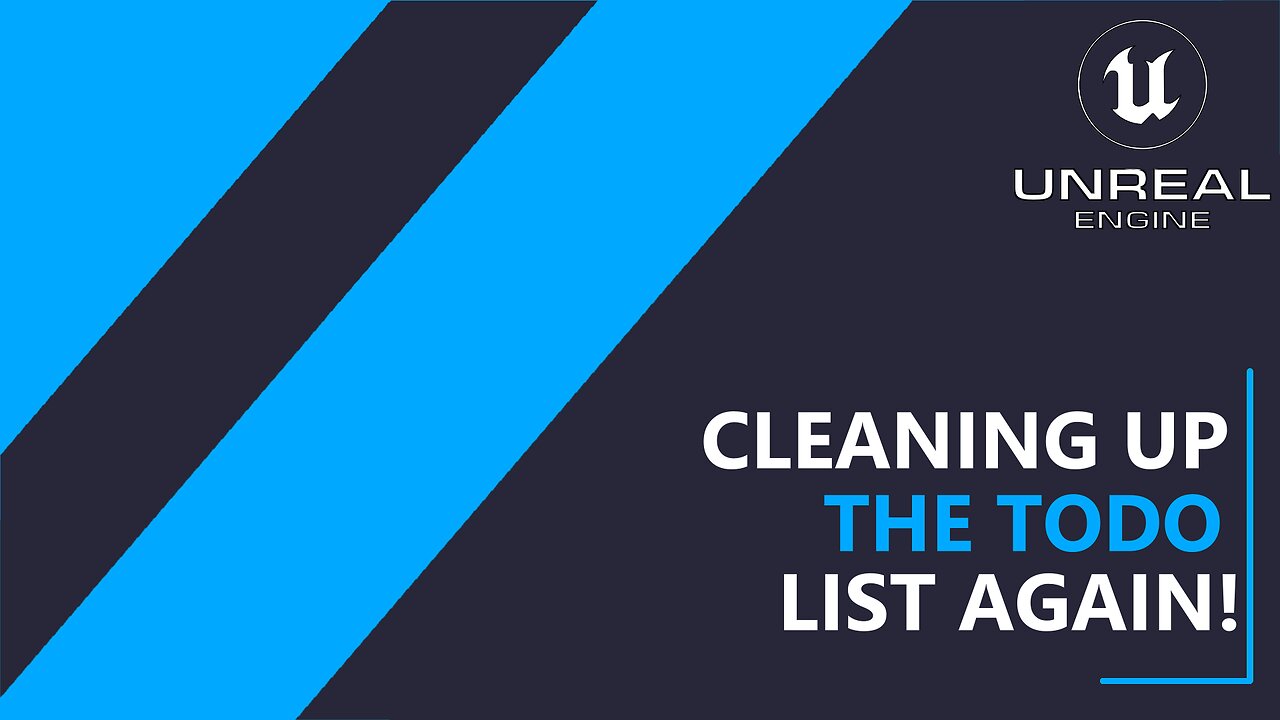 UE5 C++ Survival Game EP 129 - Cleaning up the ToDo List... Again