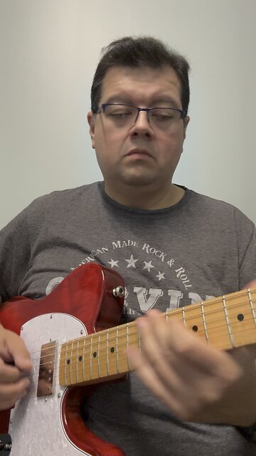 Practicing sweeping 4ths