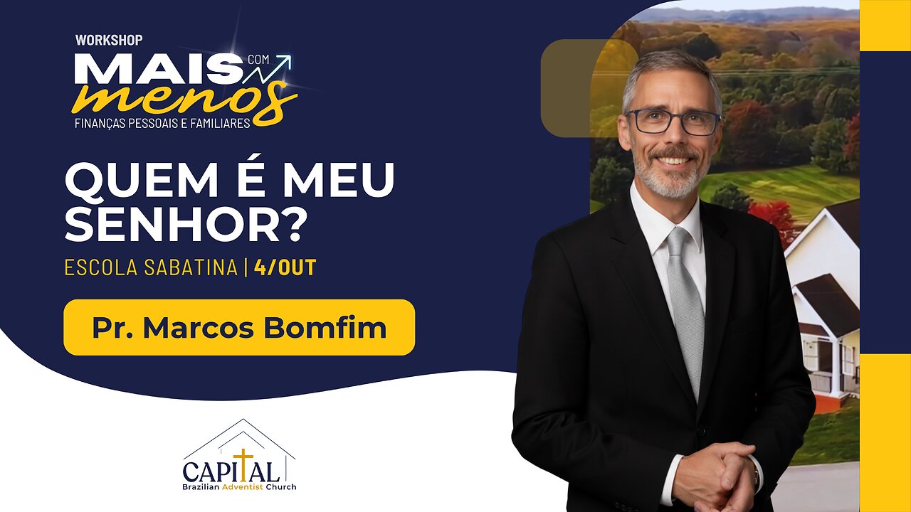 Mais Com Menos - Quem é o Meu Senhor - Pr. Marcos Bomfim