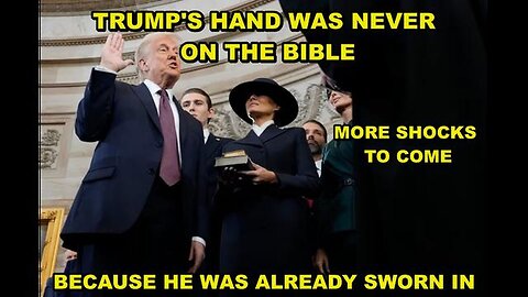 Trump's Hand Was Never On The Bible During The Inauguration And There's A Reason For That