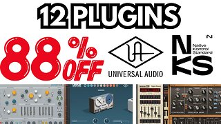 UAD NI NKS compatible plugins 88% Off + FREE PLUGINS & iZotope Coupon Code