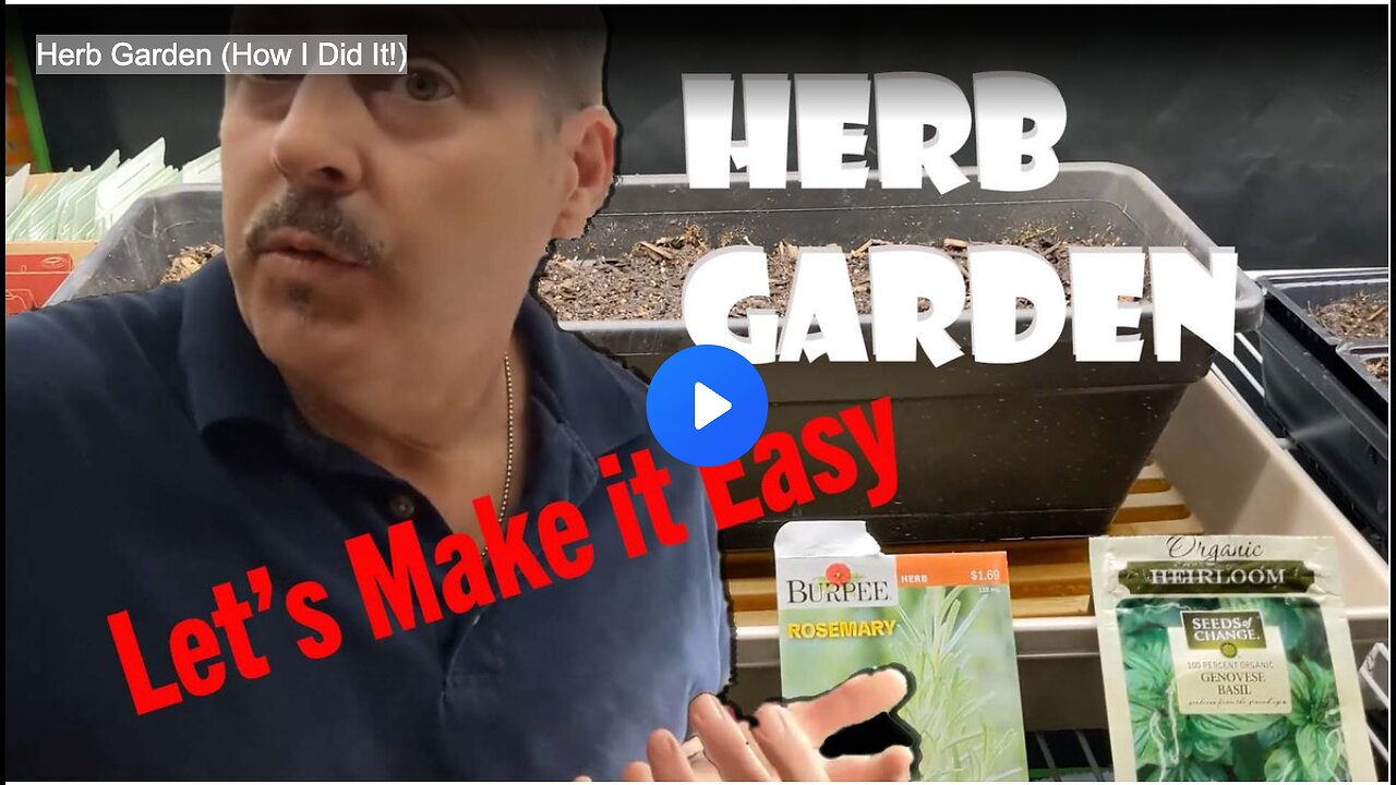 Herb Garden (How I Did It!)