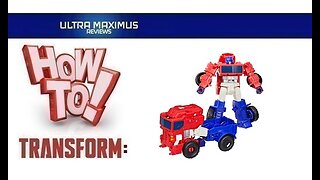 💥 How to Transform Cyber Changers Optimus Prime | Transformers Cyberworld