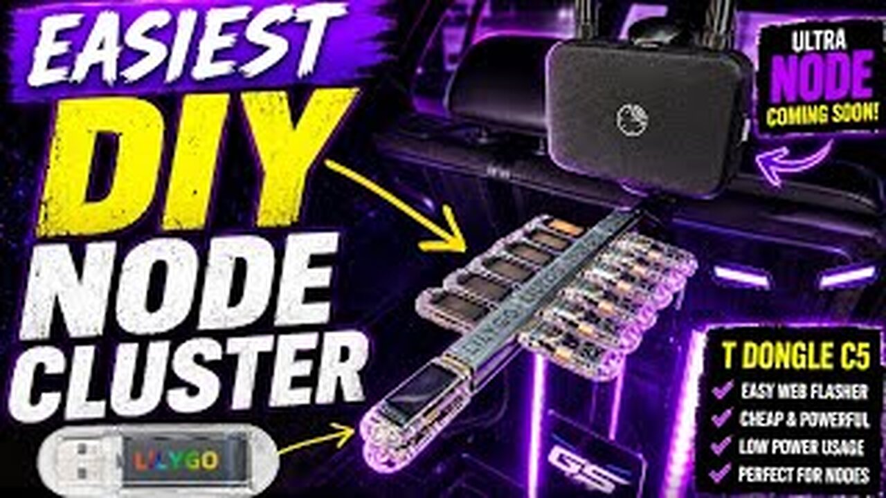 I Built the Easiest DIY Node Cluster with LilyGO T Dongle C5 and Biscuit Firmware!