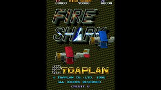 Fire Shark Arcade Game, Toaplan 1990, Longplay