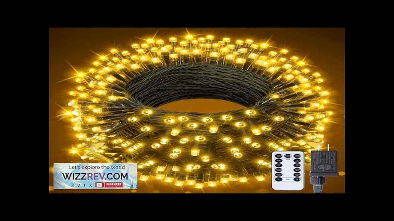 66FT 200 LED Christmas Tree Lights Twinkle Fairy Lights String with 8 Review