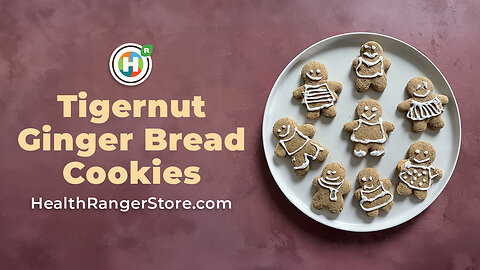 Tigernut Ginger Bread Cookies