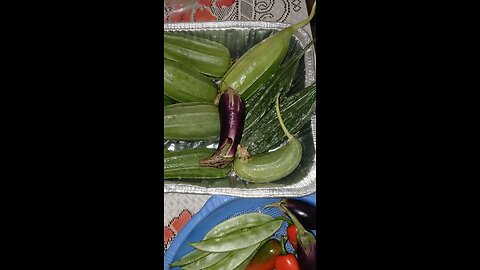 fresh organic vegetables from the garden