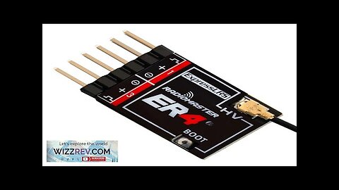 Radiomaster ER4 2.4GHz 4CH ExpressLRS ELRS RX PWM Receiver Support Voltage Telemetry Review